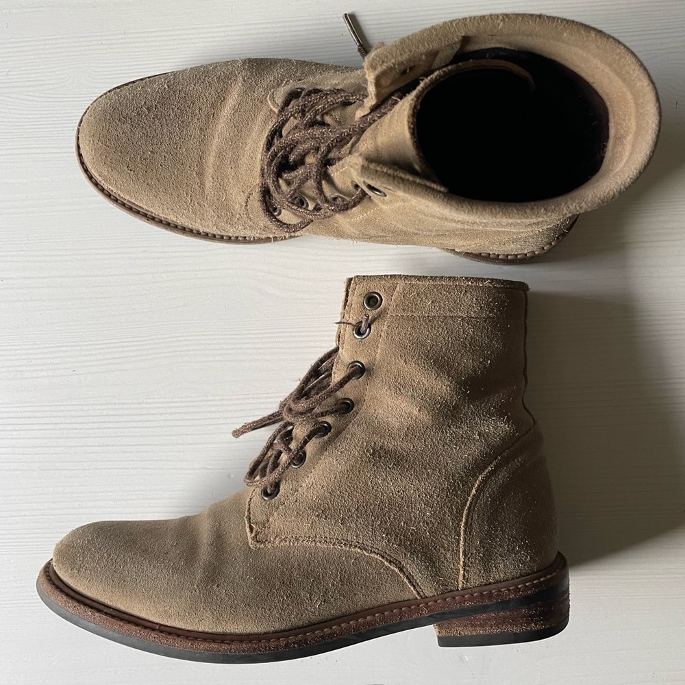 All Weather Suede Amalia Nisolo Boot in Camel
